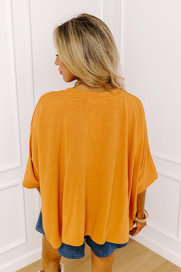 Impressions One Way Ticket Shift Top In Rust