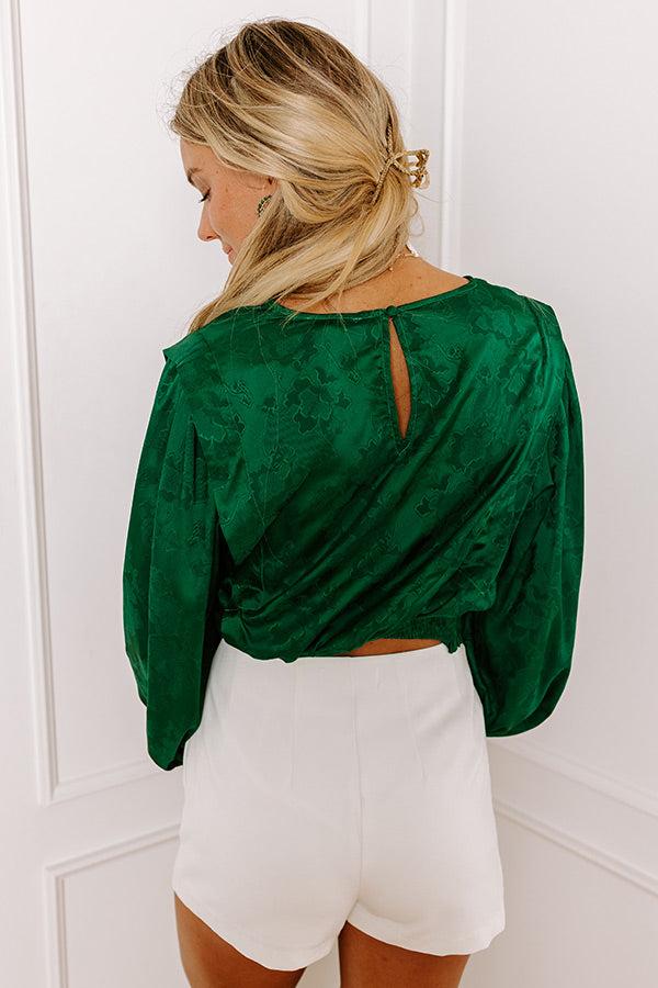 Impressions Pair With A Smile Satin Top