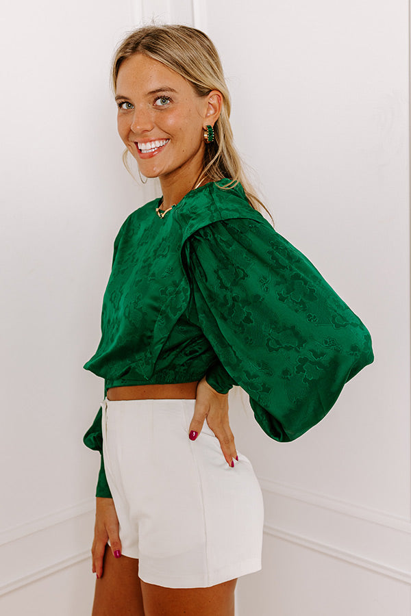 Impressions Pair With A Smile Satin Top