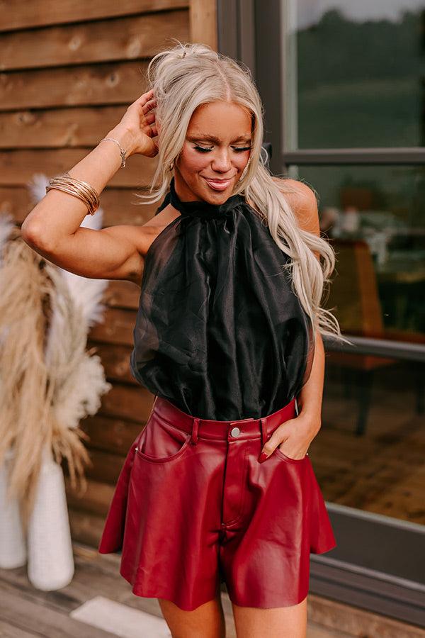 Impressions Paris Streets Bodysuit In Black