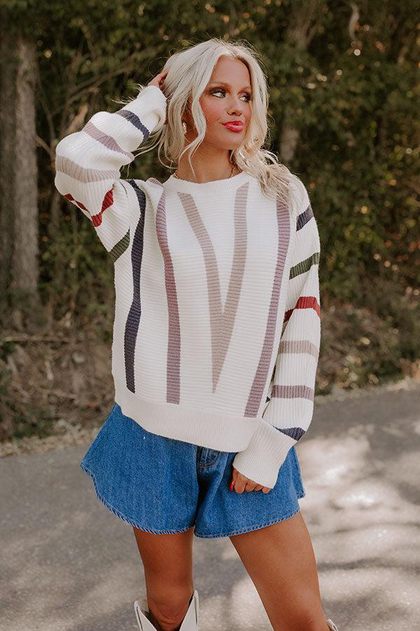 Impressions Park Avenue Cutie Stripe Sweater