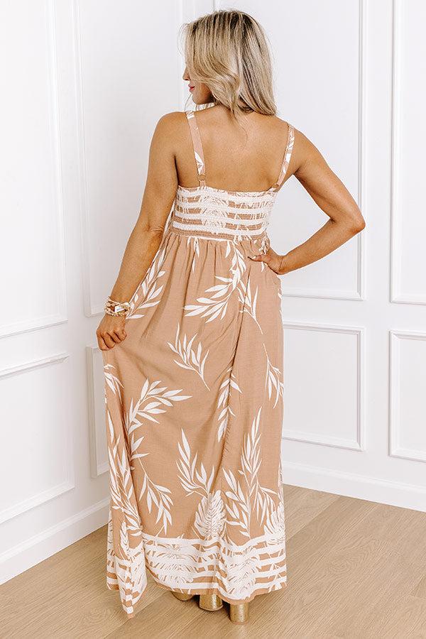 Impressions Party Under The Palms Maxi Dress