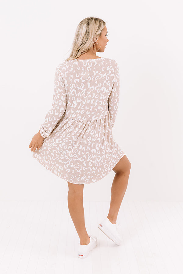 Impressions Pass The Cider Leopard Shift Dress