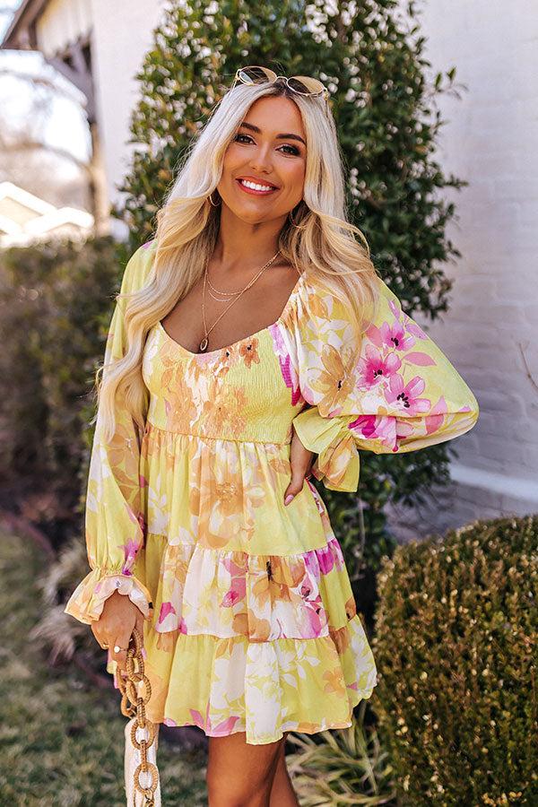 Impressions Passport Needed Floral Dress