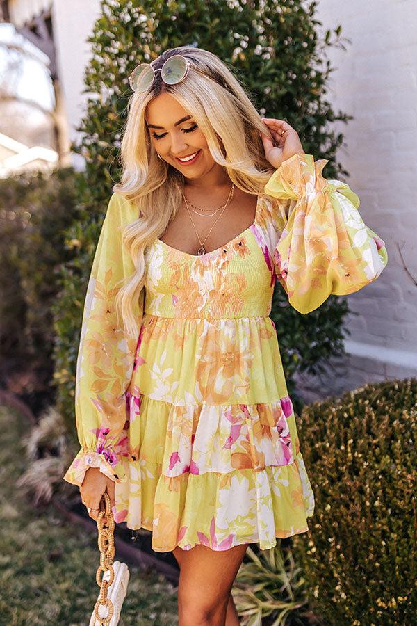 Impressions Passport Needed Floral Dress