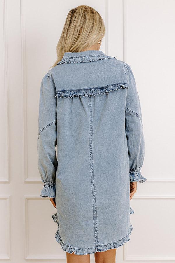 Impressions Pastry Shop Cutie Denim Mini Dress