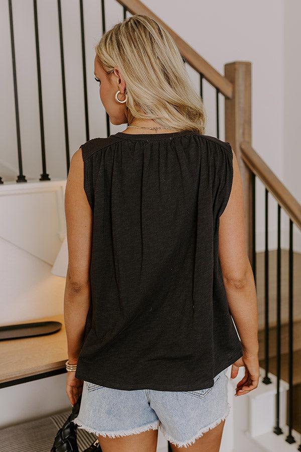 Impressions Path To Happiness Tee In Black