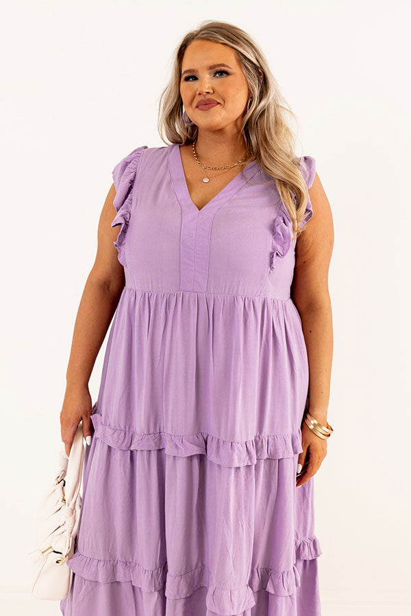 Impressions Patio Days Midi In Lavender Curves