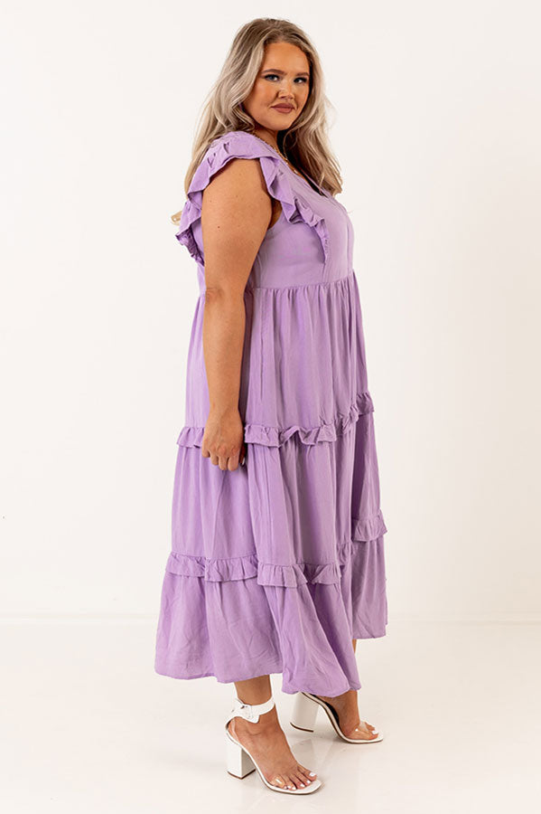 Impressions Patio Days Midi In Lavender Curves