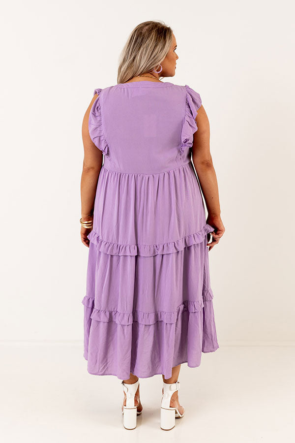 Impressions Patio Days Midi In Lavender Curves
