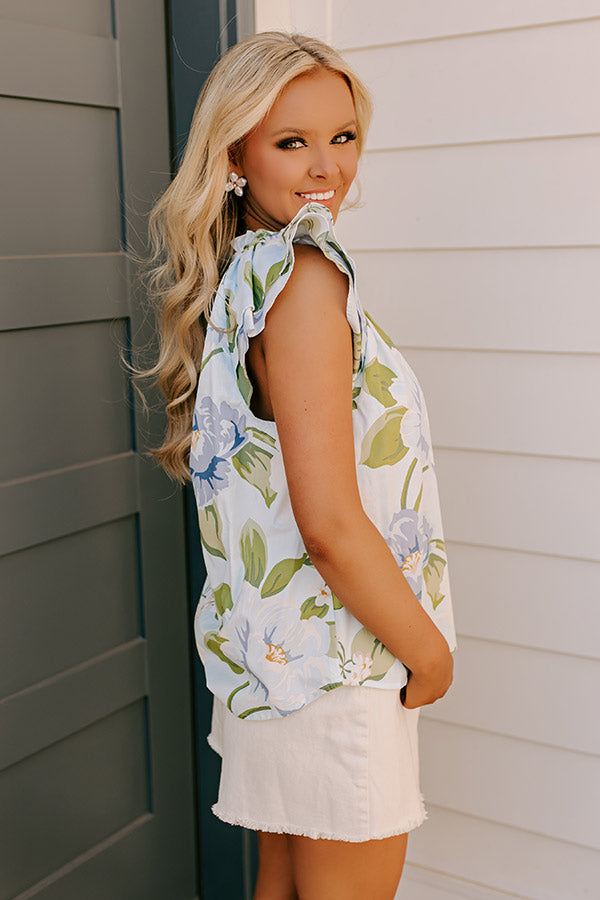 Impressions Peony Daydream Floral Top