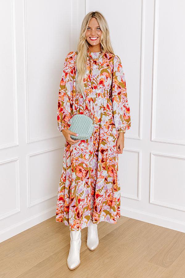 Impressions Peony Please Maxi Dress