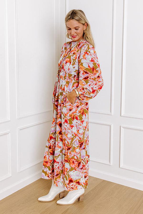 Impressions Peony Please Maxi Dress
