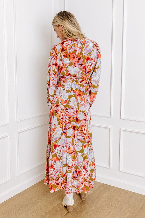Impressions Peony Please Maxi Dress