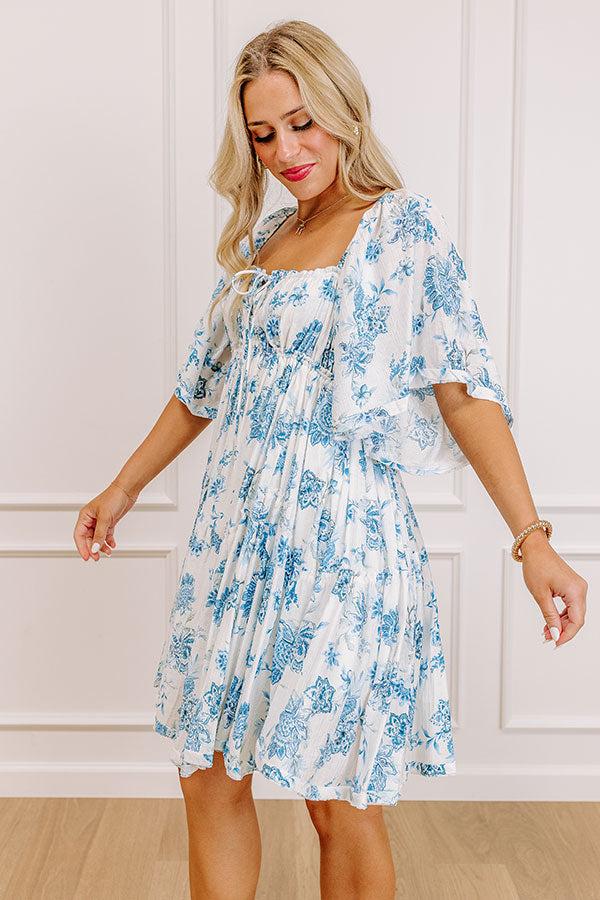 Impressions Petal Pop Floral Mini Dress