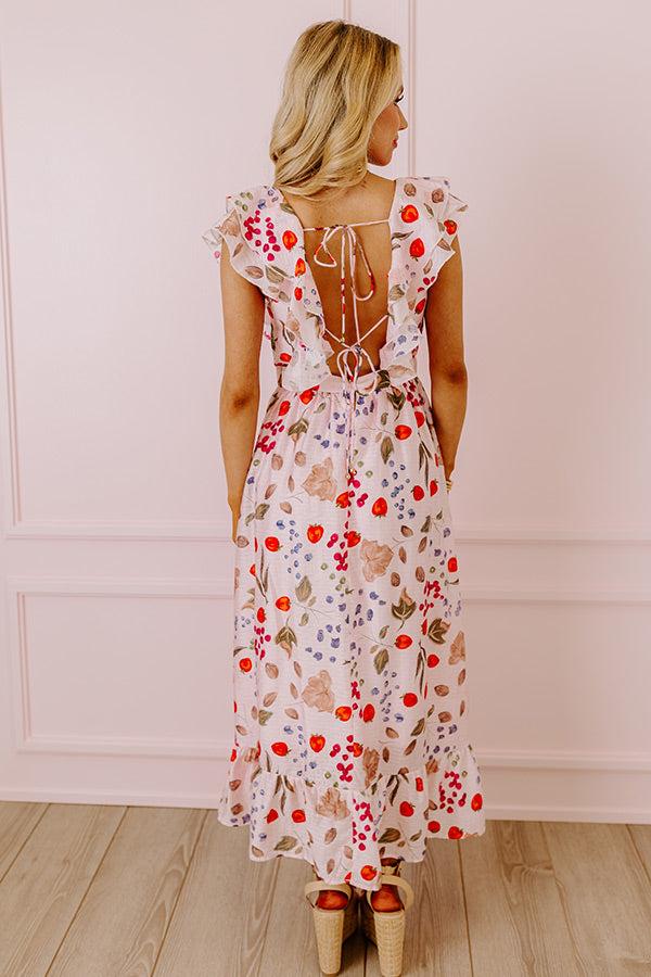 Impressions Picnic Date Ruffle Maxi