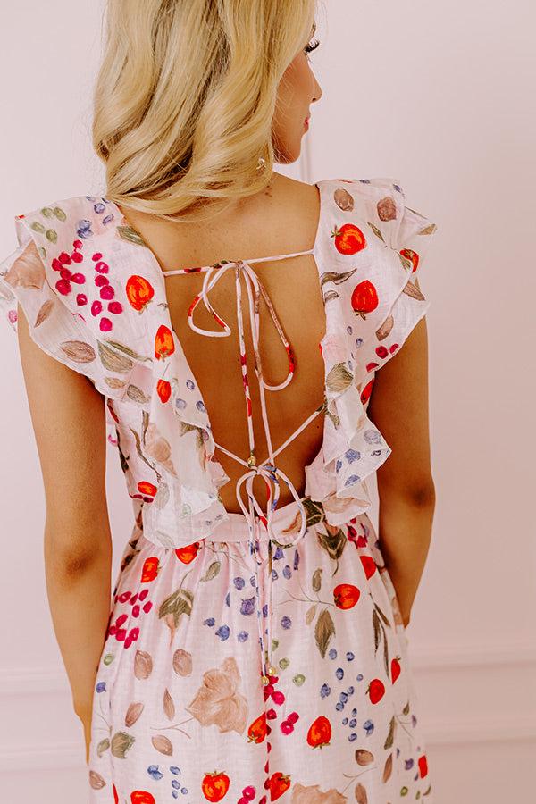 Impressions Picnic Date Ruffle Maxi