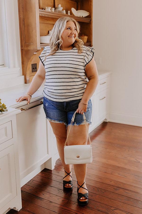 Impressions Picnic On The Pier Knit Top Curves