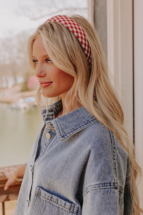 Impressions Picnic Ready Gingham Headband