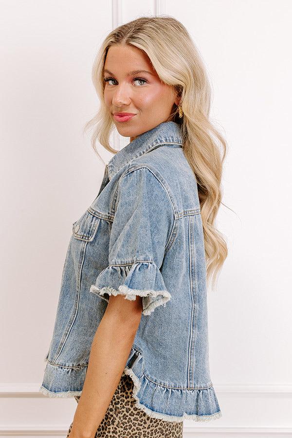 Impressions Picture Perfect Denim Top