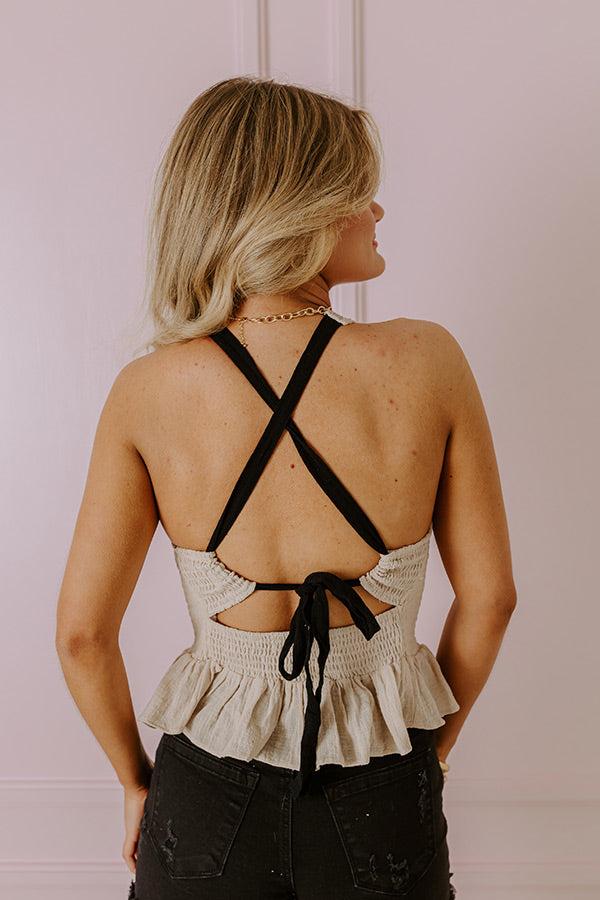 Impressions Pinot And Patios Smocked Top