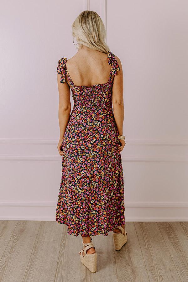 Impressions Plenty Of Sunshine Floral Midi