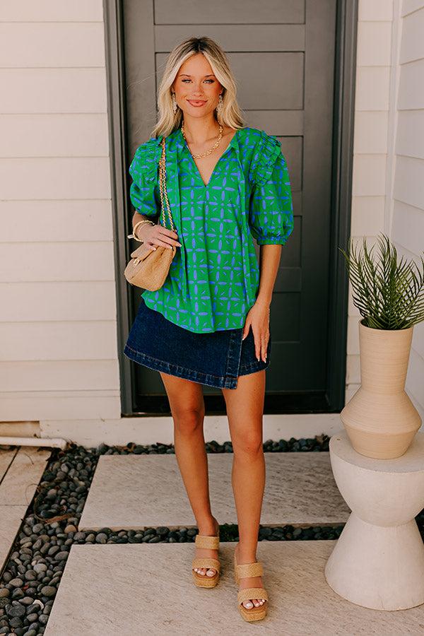 Impressions Polished Perfection Floral Top