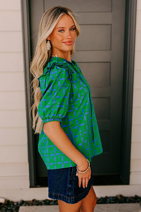 Impressions Polished Perfection Floral Top