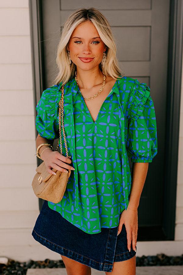 Impressions Polished Perfection Floral Top