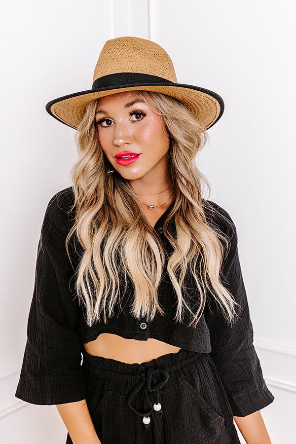 Impressions Poolside Cutie Woven Fedora