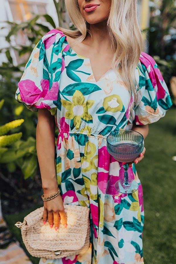 Impressions Porch Swing At Sunset Floral Midi