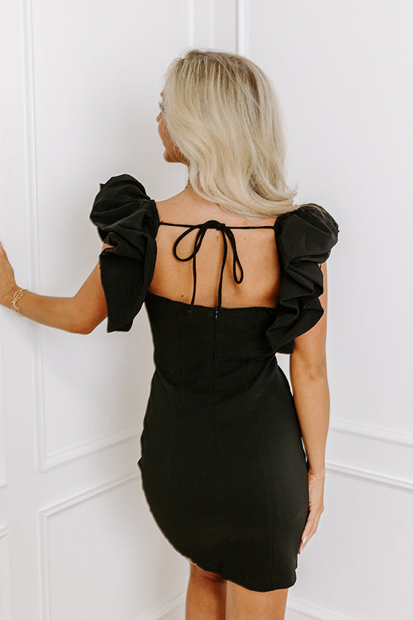 Impressions Pouring Merlot Mini Dress