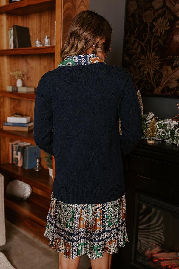 Impressions Prep In Your Step Knit Mini Dress