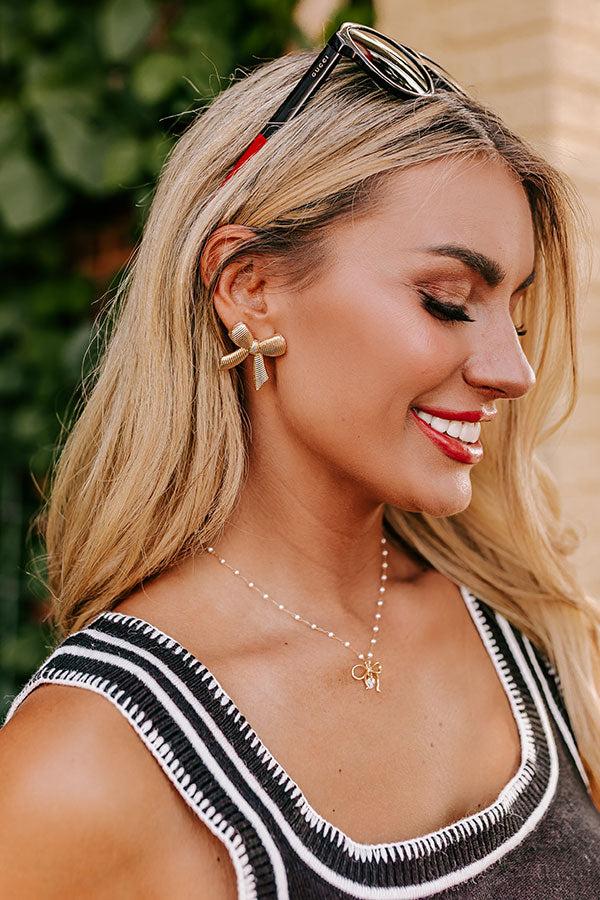 Impressions Pretty Little Bow Earrings