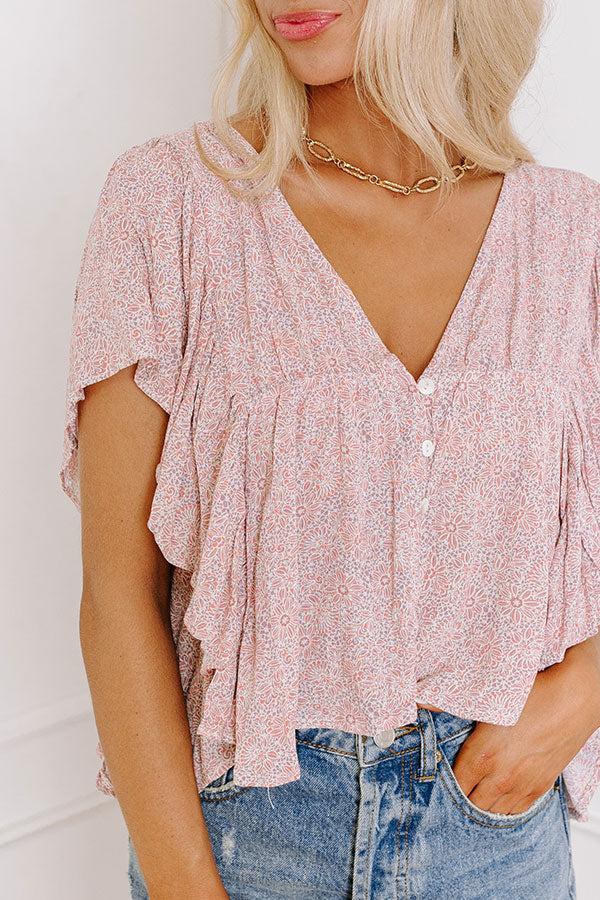 Impressions Pretty Presence Peplum Top