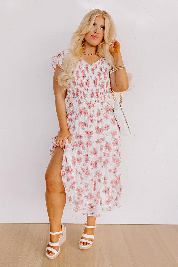 Impressions Promise Me Dear Smocked Midi Curves
