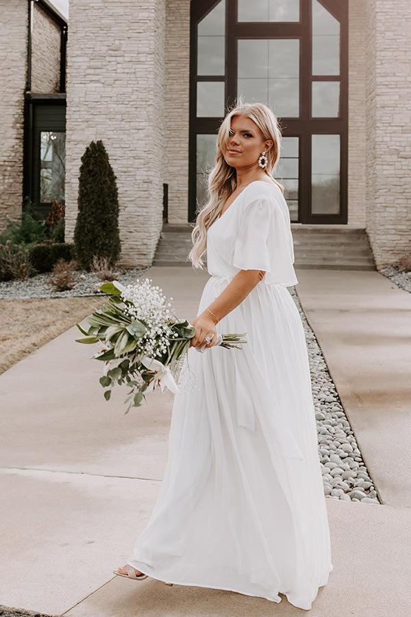 Impressions Promised To You Pleated Maxi Curves