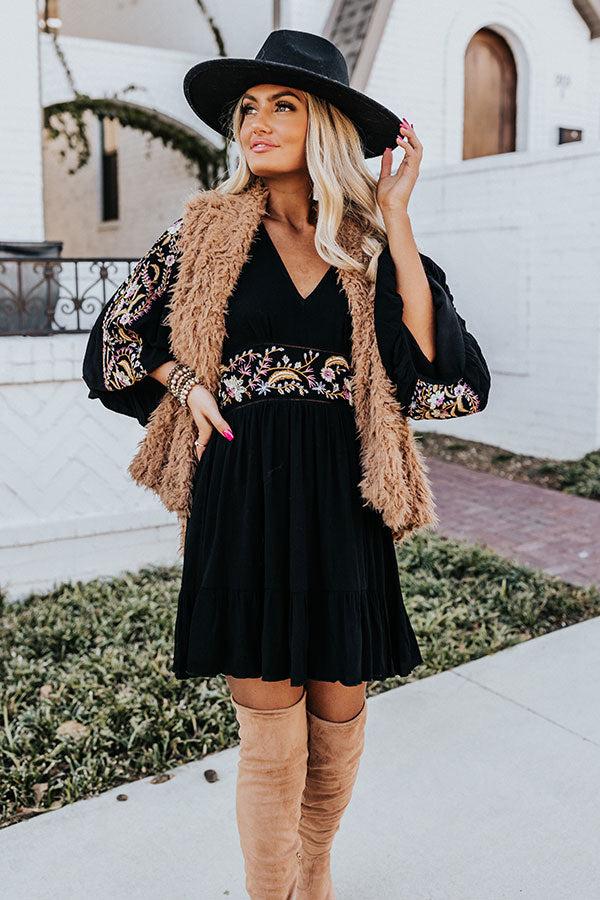 Impressions Prosecco And Poise Embroidered Dress