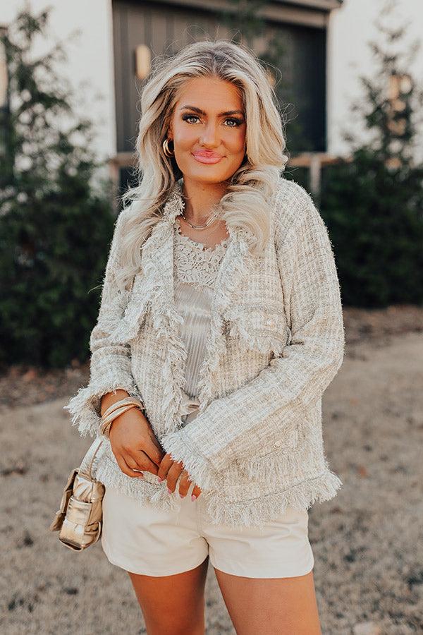 Impressions Prosecco Splash Tweed Jacket