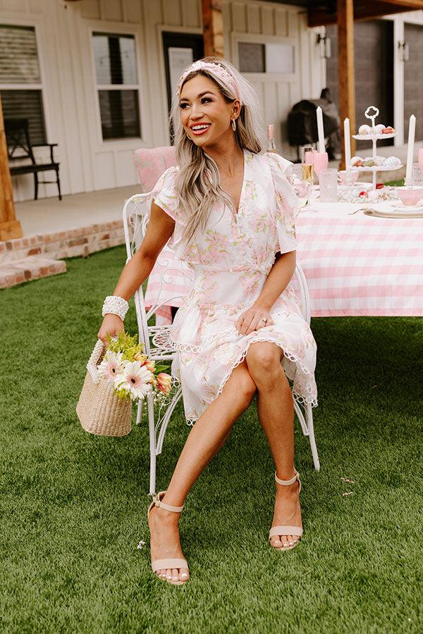 Impressions Pure Peace Floral Mini Dress