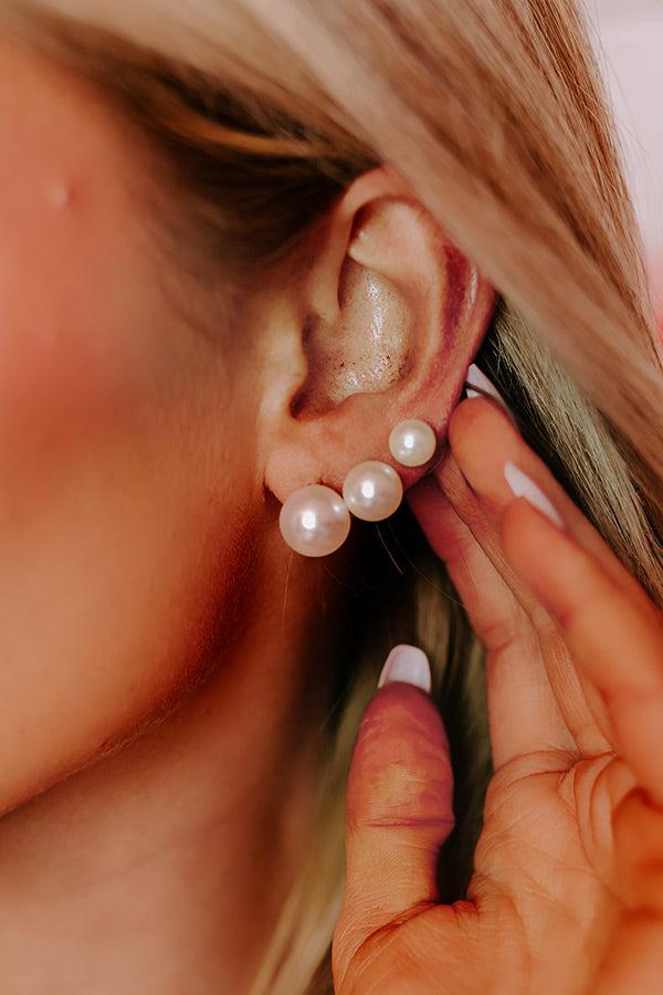 Impressions Pure Perfection Pearl Earring Set