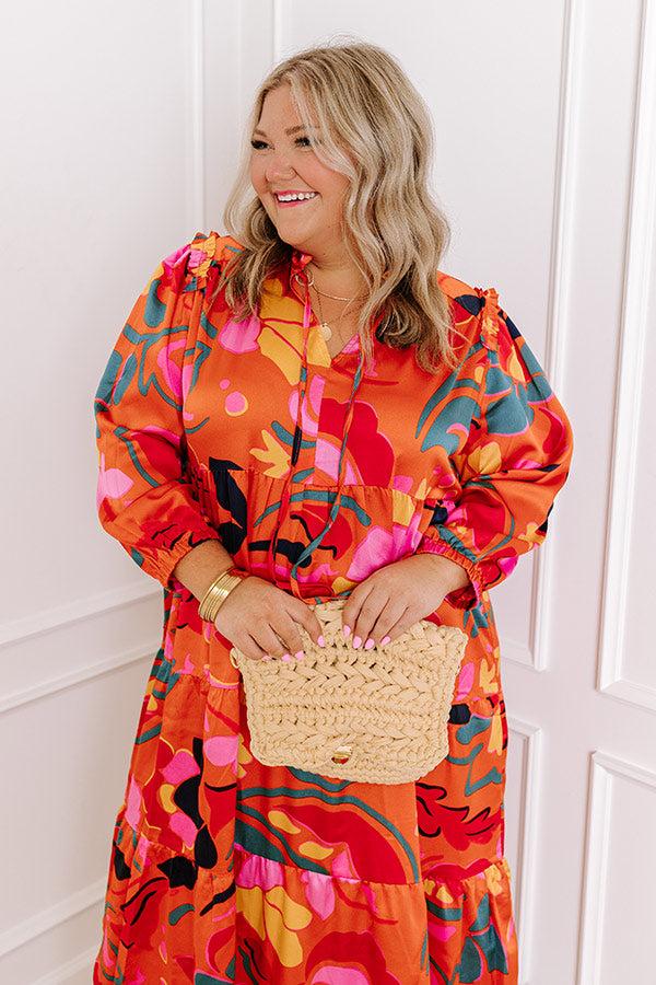 Impressions Radiant Rays Satin Midi Curves