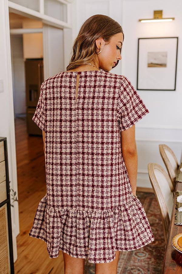 Impressions Radiant Smile Tweed Mini Dress