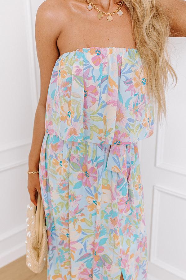 Impressions Rainforest Views Maxi In Sky Blue