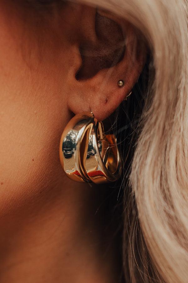 Impressions Rare Dream Hoop Earrings In Gold