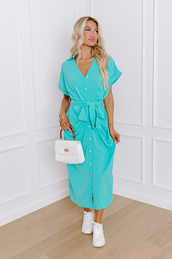 Impressions Ray of Radiance Front Tie Midi