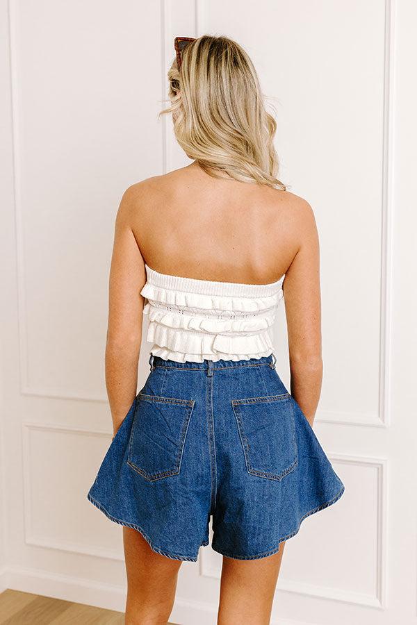 Impressions Ready For Sunshine Ruffle Top