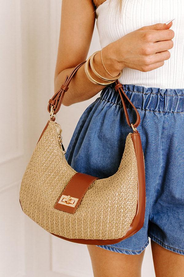 Impressions Ready To Go Woven Purse In Brown