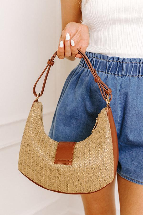 Impressions Ready To Go Woven Purse In Brown