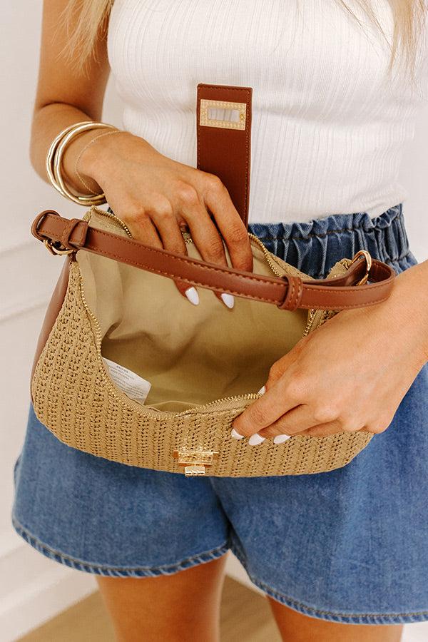 Impressions Ready To Go Woven Purse In Brown